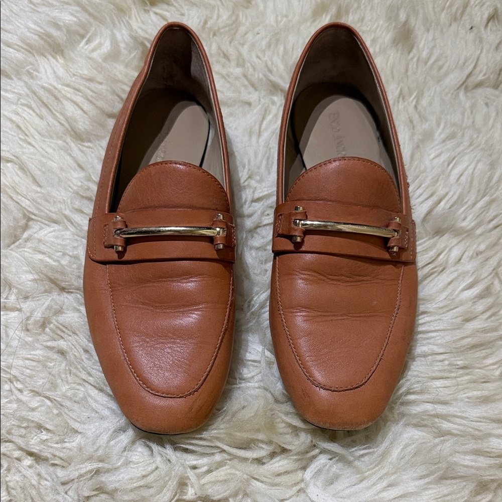 Enzo Angiolini Camel/ Tan/ Brown Leather Loafers Women’s 8/38.5
